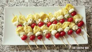 Quick amp Easy Serve Up Tortelloni Pesto Skewers [upl. by Neirb]