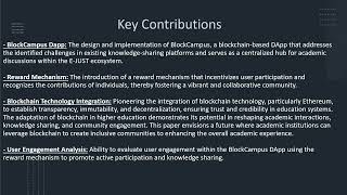 IVPR ICIEV 76 BlockchainBased DApp for Enhancing Student Engagement and Reward Mechanisms [upl. by Aeriell]