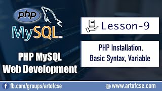 PHP Bangla Tutorial Installation Basic Syntax Variable  Lecture 09 [upl. by Nedyrb]