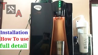 Pureit copper Ro water purifier installation  full detail  how to use  best copper Ro filter [upl. by Lek]