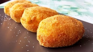 Crocchette di patate con friarielli e mozzarella  Le video ricette di Lara [upl. by Nazar]