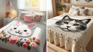 Crochet Your Cats DREAM Bed SheetCrochet bedsheet for cat lovers [upl. by Season]