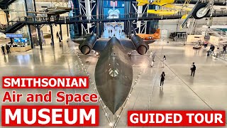 Guided tour of the Smithsonian Air and Space Museum  Steven F UdvarHazy Center at Dulles Airport [upl. by Grannias]