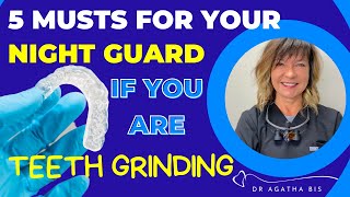 5 Musts for your Night Guard for Teeth Grinding  Dentist reveals [upl. by Arakawa]