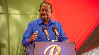 LIVE Raila Odinga addressing the Nation on KCPE Exam Scandals [upl. by Tnattirb]