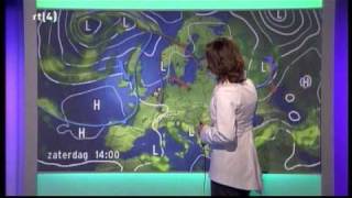 RTL 4 weerbericht met Margot2009 04 03 [upl. by Pucida]