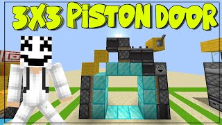 Minecraft EXPERT Shares 3x3 Piston Door Secrets [upl. by Deyas]