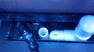 DIY HOW TO REEF TANK DURSO STAND PIPE SALTWATER MOVE [upl. by Adehsar]