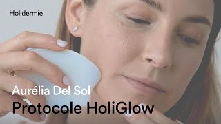 Protocole yoga du visage HoliGlow  Aurélia Del Sol [upl. by Dnomaj]