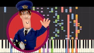 IMPOSSIBLE REMIX  Postman Pat Theme Song  Piano Cover [upl. by Rasec]