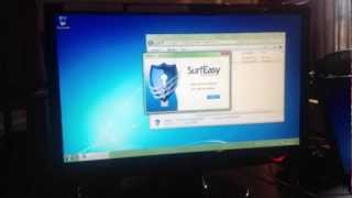 How To Video Launching the SurfEasy Private Browser [upl. by Ynnattirb]