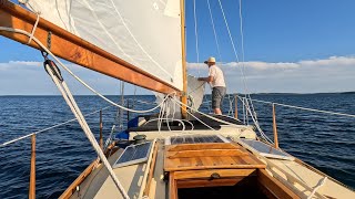 Sailing to Beautiful Mahone Bay Nova Scotia On Our Wooden Sailing Ketch  Sailing Eleutheros EP40 [upl. by Otilegna127]