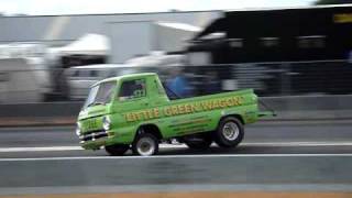 Little green Wagon crash at Dragrace Drachten 20609 [upl. by Mullac249]