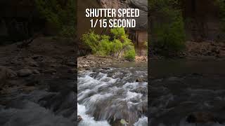 How Shutter Speed Effects Moving Water  Landscape Photography Tip [upl. by Arand711]