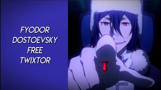 Fyodor Dostoevsky  Free Twixtor clips  Bungou stray dogs [upl. by Dominga823]