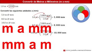 Metros a Milímetros y de Milímetros a Metros [upl. by Gnilrad537]