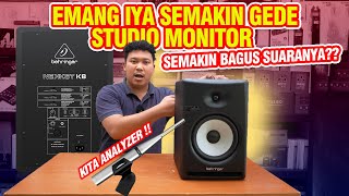 APA IYA SEMAKIN GEDE STUDIO MONITOR SEMAKIN BAGUS SUARANYA  REVIEW amp ANALYZER BEHRINGER NEKKST K8 [upl. by Harts133]