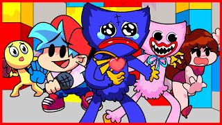 HUGGY WUGGY VS FRIDAY NIGHT FUNKIN ANIMATION COMPILATION 11 [upl. by Suoivatra]