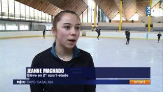 Une journée avec les patineuses de sport étude de Font Romeu [upl. by Akinnej]