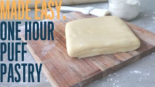 Never buy puff pastry again The easiest puff pastry recipe ready in one hour [upl. by Odille903]