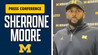 Sherrone Moore Press Conference Minnesota Week  Alex Orji Starting Again More Michigan Football [upl. by Nonahs]