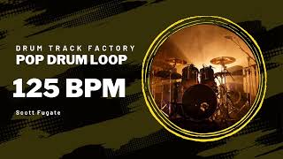 Pop  Electronic Drum Practice Beat 125 bpm [upl. by Annaohj]