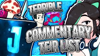 Ranking The Best and Worst Commentary Channels  Commentary Community Tier List Remake [upl. by Eetse100]