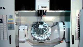 Okumas 5Axis Vertical Machining Center MU500VA [upl. by Ityak]