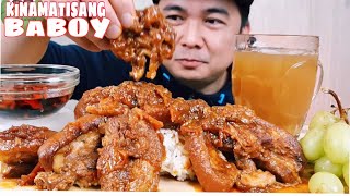 KINAMATISANG BABOY  MUKBANG PHILIPPINES  ZUMIYUMMY [upl. by Ardnyk768]