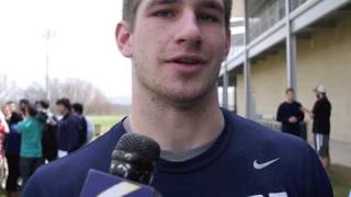 Penn State Spring practice interviews 041013 [upl. by Orsa160]