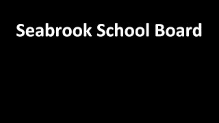 Seabrook School Board Special Meeting October 29th 2024 [upl. by Etnovahs153]