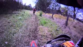 2012 KTM 350 EXCF VS 2005 KTM 450 EXC [upl. by Yerffoj]