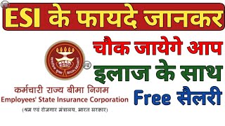 जानिए ईएसआई मेडिकल के फायदे  ESIC Benefits in Hindi  ESI kya hota hai  Humsafar Tech [upl. by Christoforo]