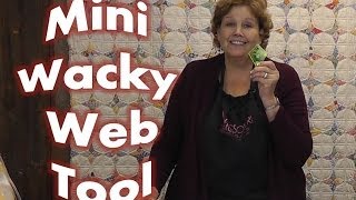 How to Use the Mini Wacky Web Quilting Tool [upl. by Wini]