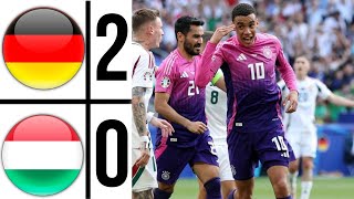 Germany vs Hungary 20 Highlights Goals  Deutschland vs Ungarn  UEFA EURO 2024 [upl. by Mohsen307]