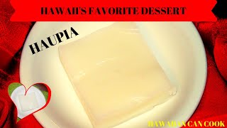 Hawaiian Haupia I Coconut Pudding Recipe I Hawaiian Can Cook [upl. by Concettina264]