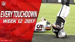 Every Touchdown from Week 12  2017 NFL Highlights [upl. by Aihtnys]