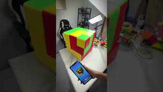 Solve cube Tiny ❌ giant ✅ rubik rgbcubesolver cube [upl. by Oderfodog]