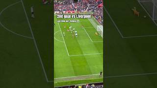 2nd goal vs Liverpool last time out  Antony ⚽️ manchesterunited ggmu liverpoolfc goals [upl. by Ahsuat334]