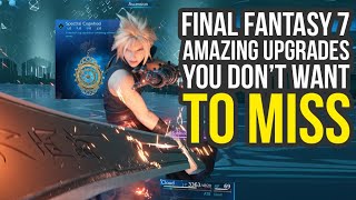 Final Fantasy 7 Remake Tips And Tricks  Amazing Upgrades You Dont Want To Miss FF7 Remake Tips [upl. by Henigman784]