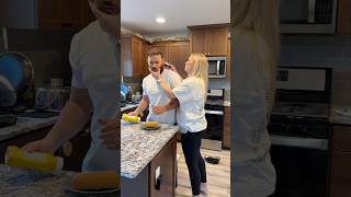 Teaching my husband to SHAVE 🪒 😂 prank funny couplelaughs marriedlifegoals [upl. by Haneeja]