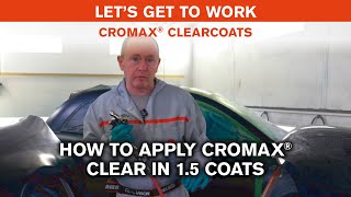 How to apply Cromax Clear in 15 coats [upl. by Sualkcin]