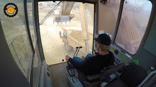 Cat 5130B Excavator In Cab View [upl. by Rebekkah]