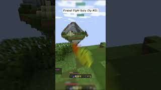 Fireball Fight Daily Clip 21 minecraft minecraftshorts fireballfight minemenclub minecraftpvp [upl. by Eadith]