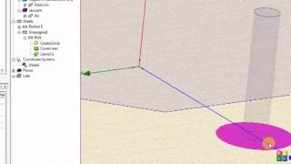 HFSS example patch antenna with circular polarization with Arabic explanation [upl. by Ennaid]