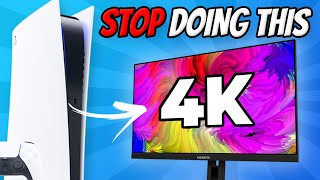 Dear Console Gamers STOP Buying 4K Monitors [upl. by Eleinad]