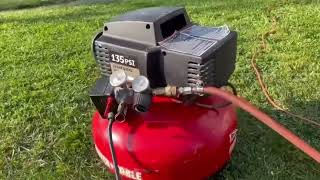 PORTER CABLE Air Compressor GREAT Air Compressor VERY STRONG [upl. by Laidlaw379]