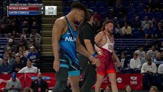 Carter Starocci vs Patrick Downey  86kg  2024 Wrestling Olympic Trials [upl. by Adkins]