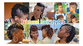 style mpya za kusuka nywele asilinatural hair styles 2022 [upl. by Gide]