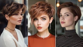 Pixie Cuts For Fine Hair Short Pixie Cut For Thin Fine Hair Women Ideas Pixie Bob Haircuts [upl. by Ennelram]